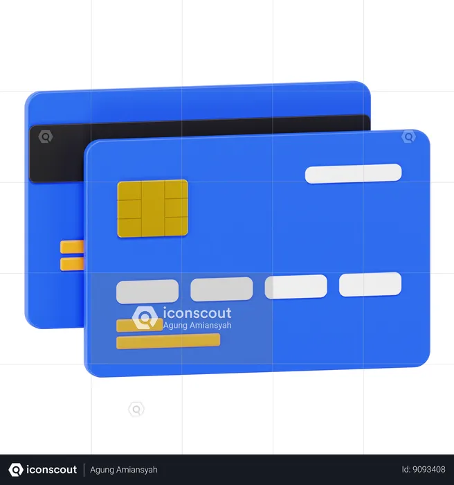 Paiement par carte  3D Icon