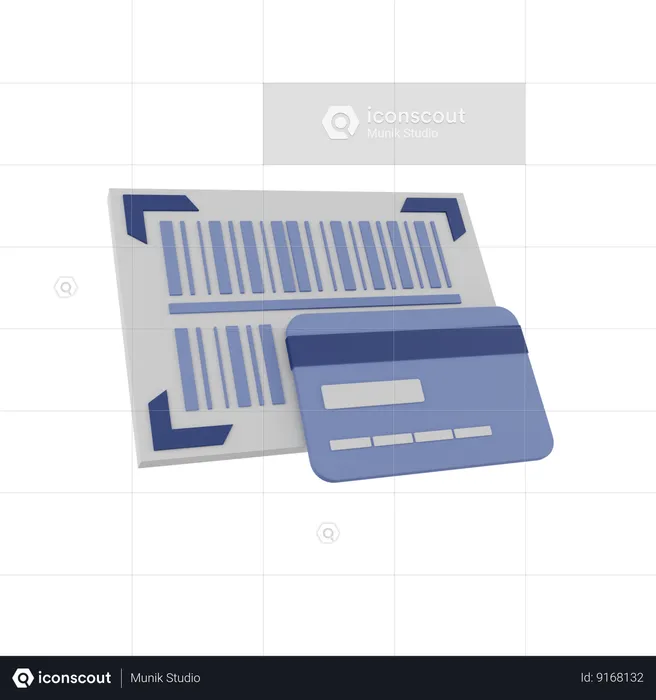 Paiement par carte  3D Icon