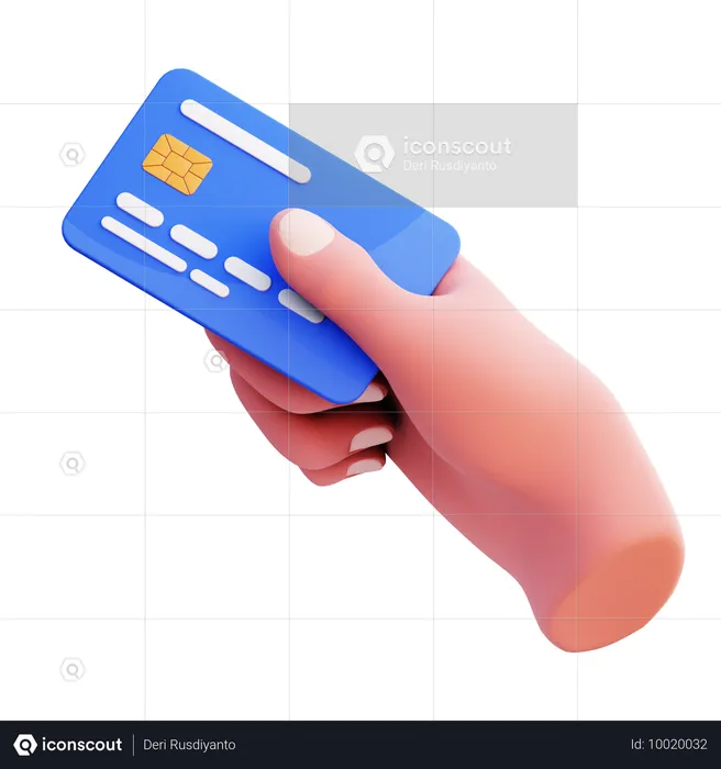 Paiement par carte  3D Icon