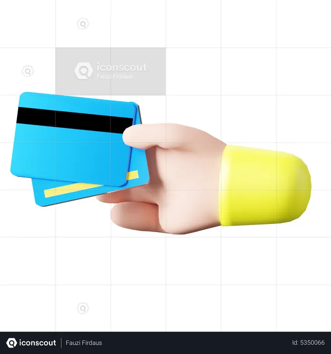 Paiement par carte  3D Icon