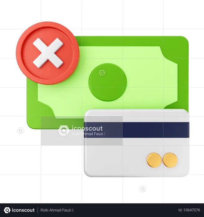 Paiement par carte de crédit  3D Icon