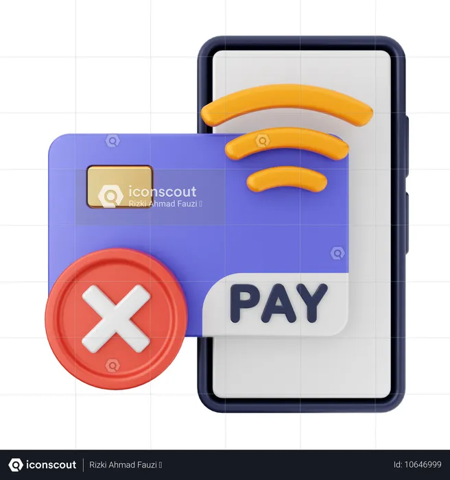 Paiement par carte de crédit  3D Icon