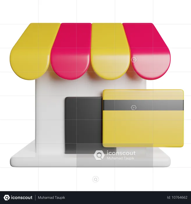 Paiement par carte de crédit  3D Icon