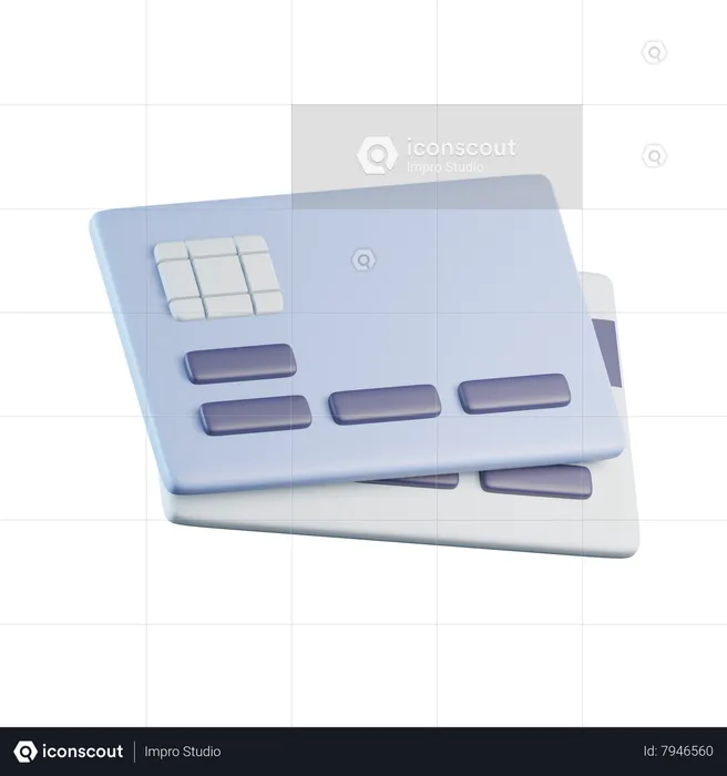 Paiement par carte de crédit  3D Icon