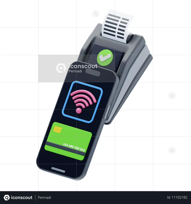Paiement sans contact  3D Icon