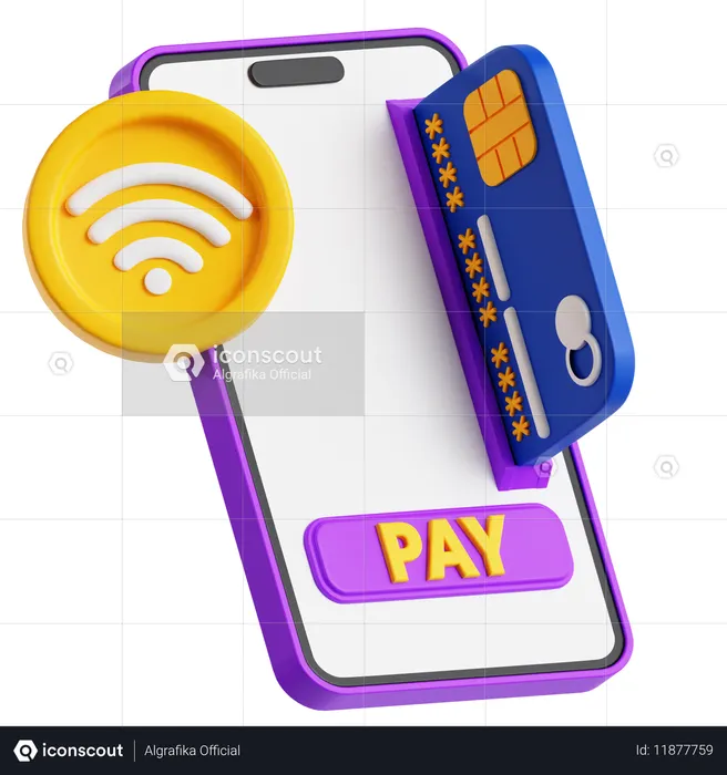 Paiement sans contact  3D Icon