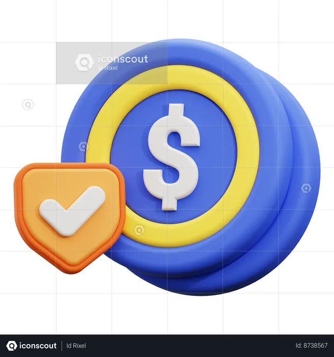 Paiement sécurisé  3D Icon