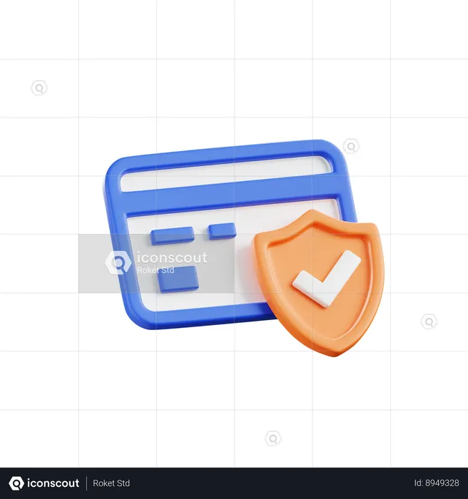 Paiement sécurisé  3D Icon