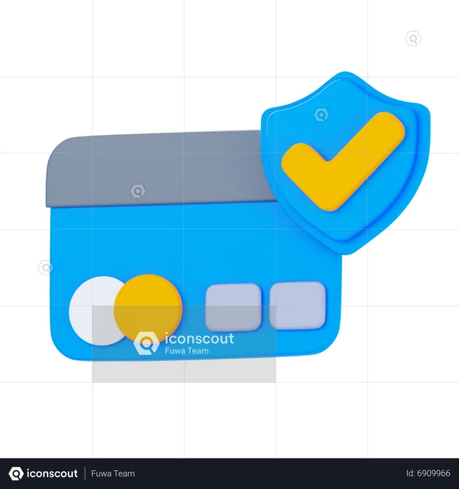 Paiement sécurisé  3D Icon