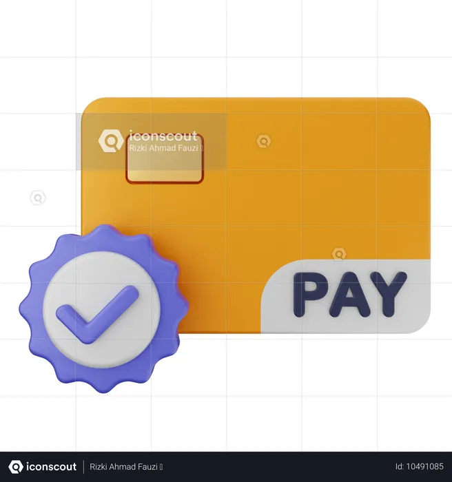 Vérification du paiement  3D Icon