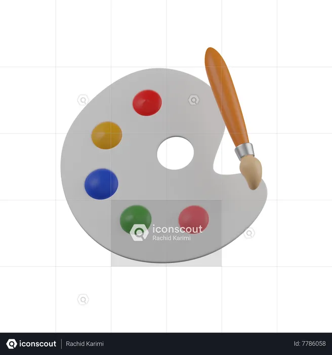 Paint  3D Icon