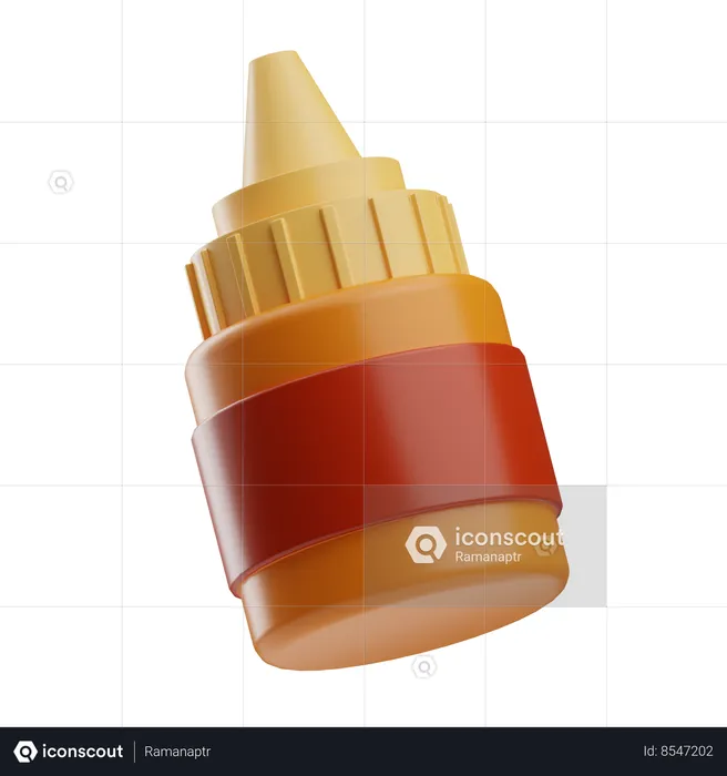 Paint Bottle  3D Icon