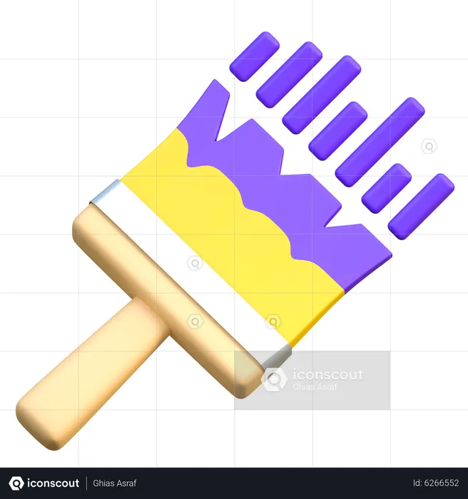 Paint Brush  3D Icon