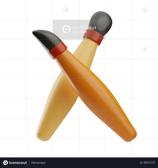 Paint Brush  3D Icon