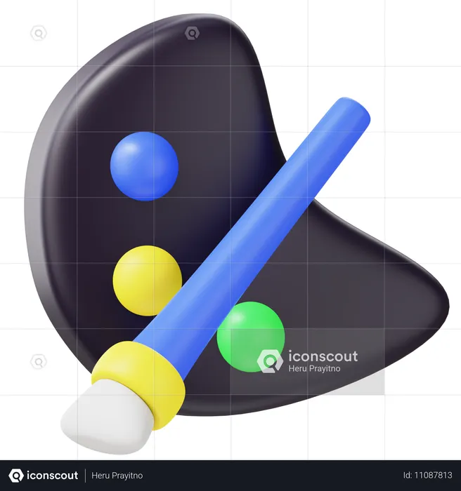 Paint Brush  3D Icon