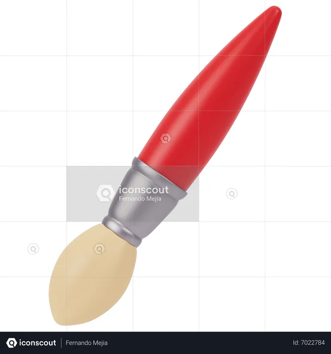 Paint Brush  3D Icon