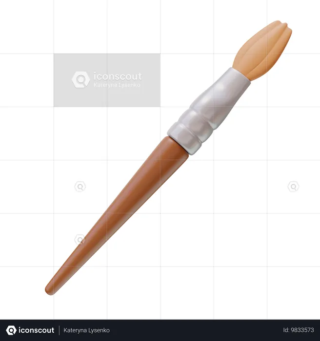 Paint brush  3D Icon