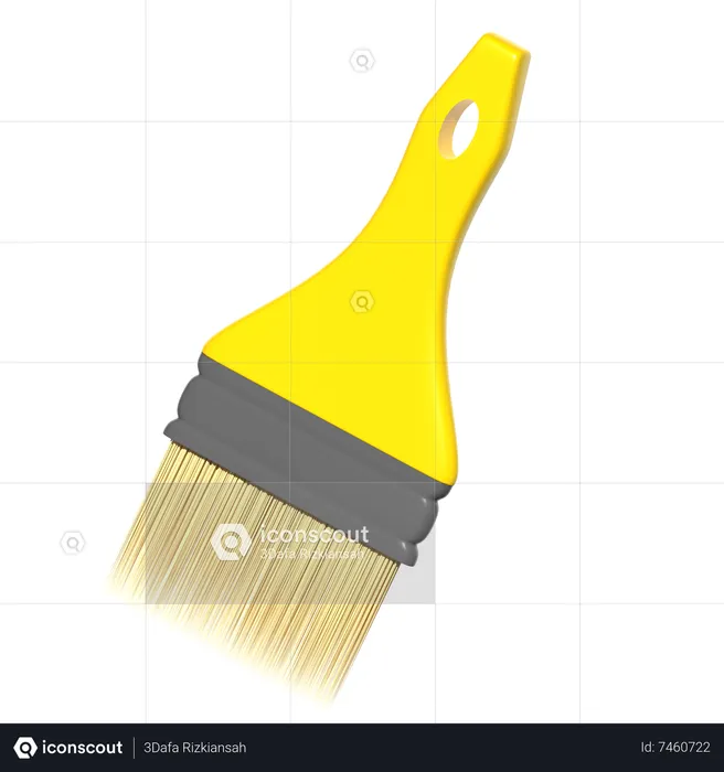 Paint Brush  3D Icon