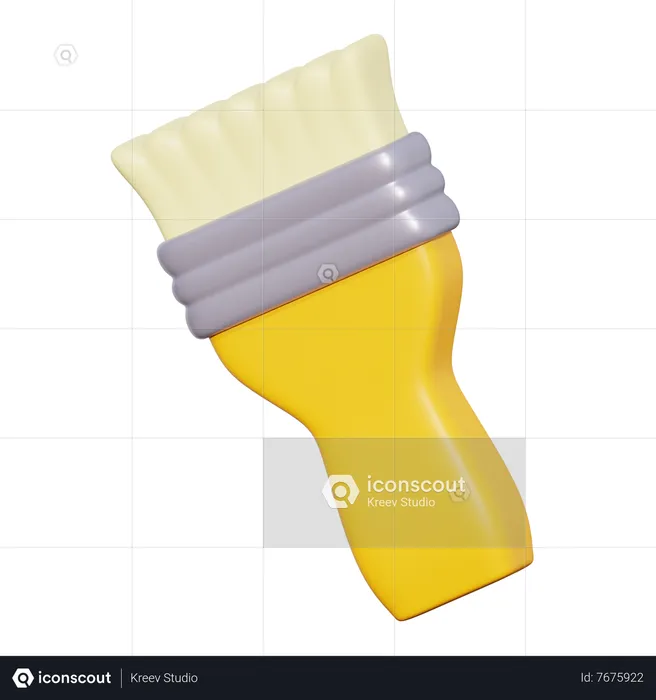 Paint Brush  3D Icon