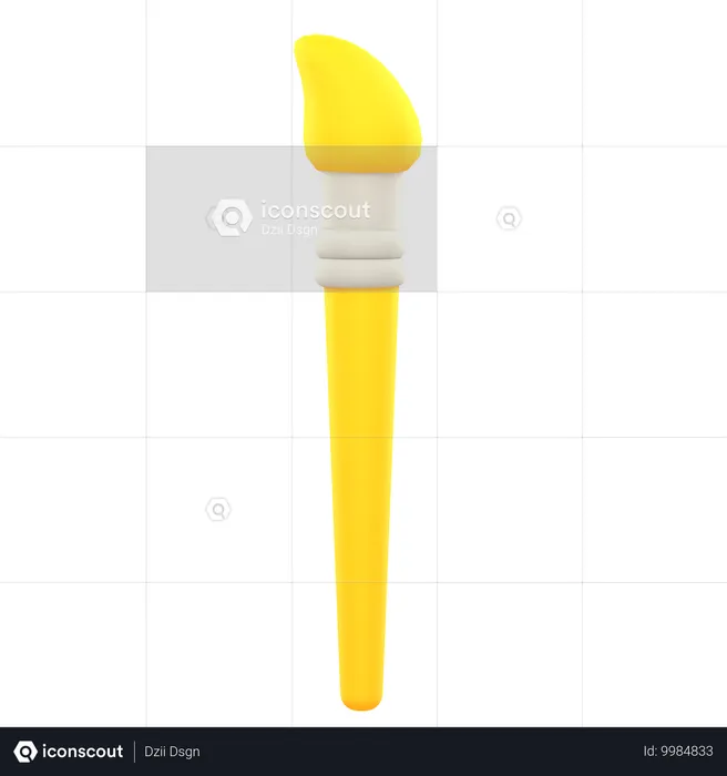 Paint Brush  3D Icon