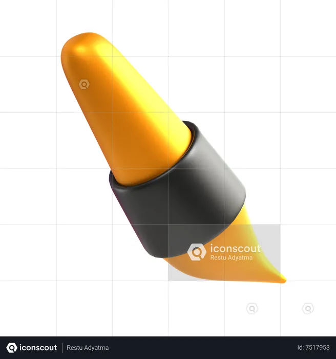 Paint Brush  3D Icon