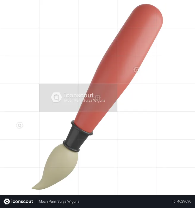 Paint Brush  3D Icon