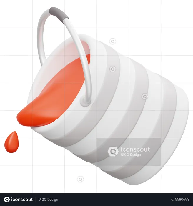 Paint Bucket  3D Icon