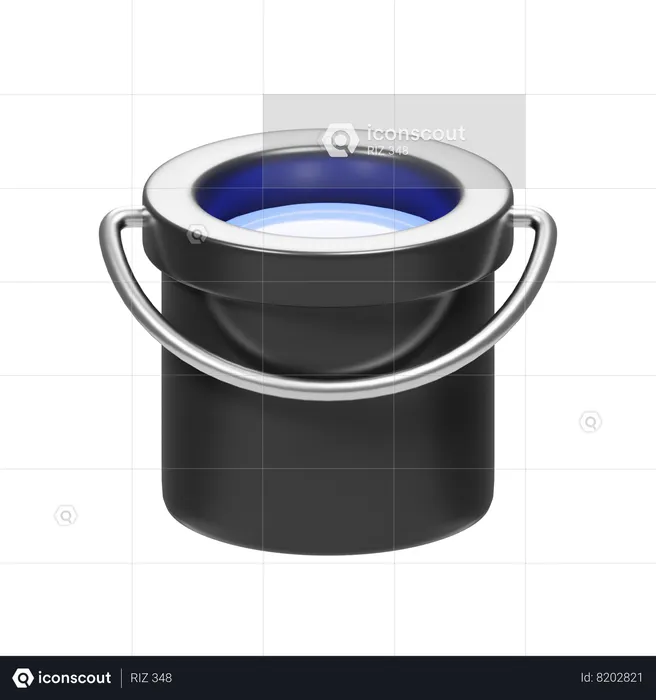 Paint Bucket  3D Icon