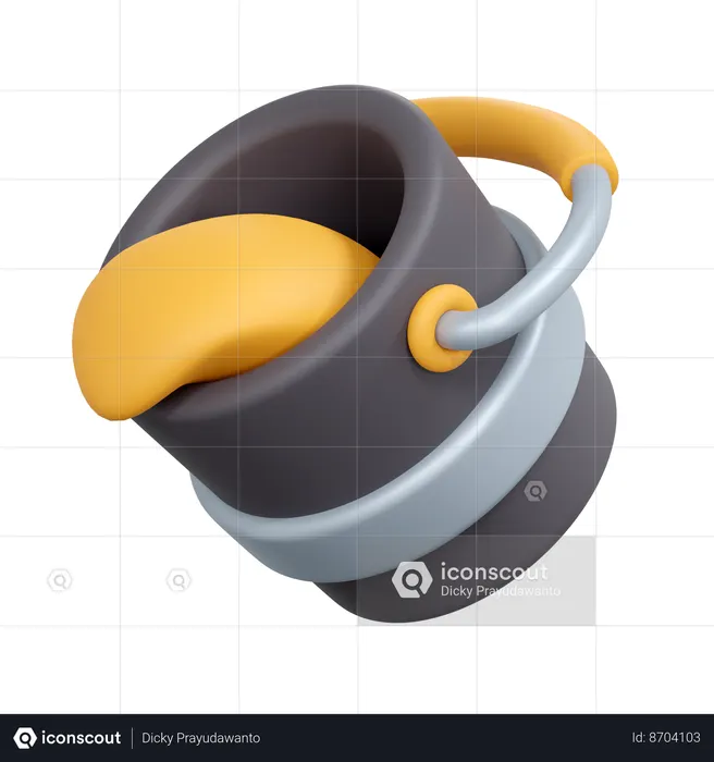 Paint Bucket  3D Icon