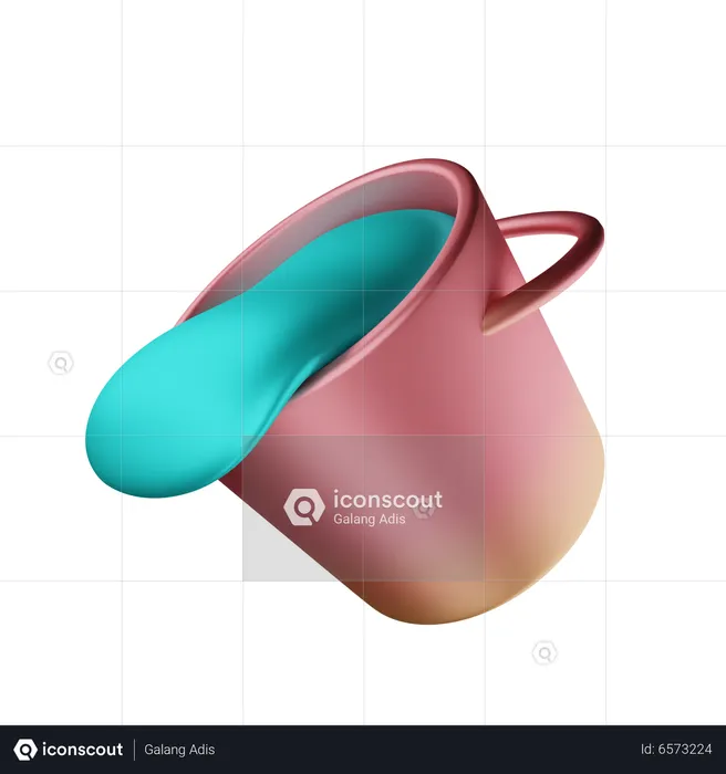 Paint Bucket Tool  3D Icon
