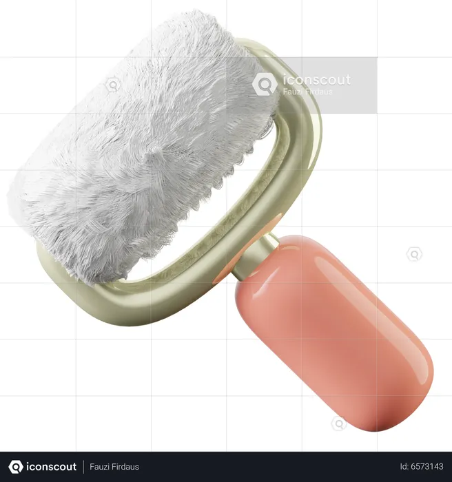 Paint Roller  3D Icon