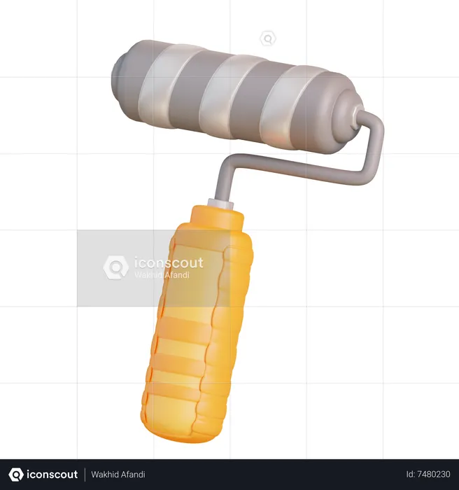 Paint Roller  3D Icon