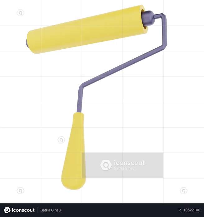 Paint roller  3D Icon