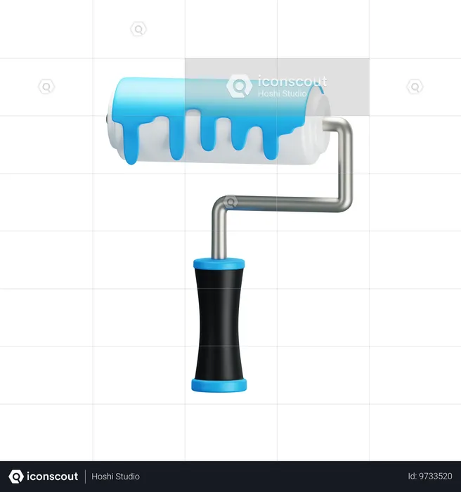 Paint roller  3D Icon