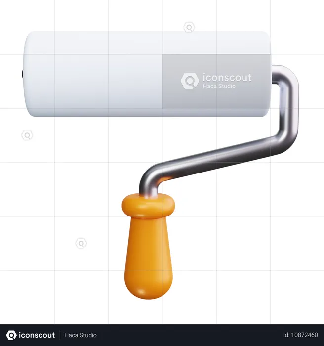 Paint Roller  3D Icon