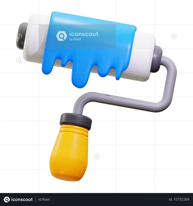 Paint roller  3D Icon