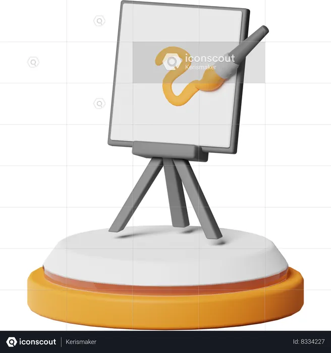 Painting Canvas  3D Icon