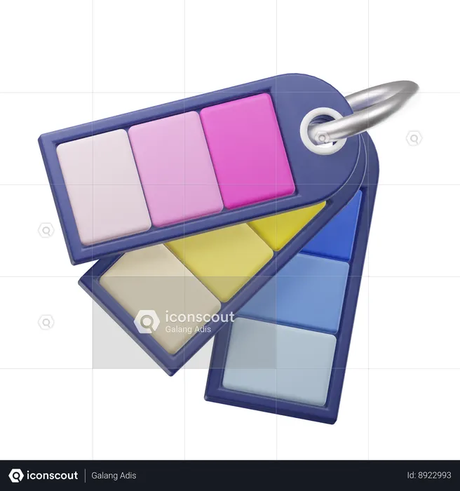Palate Color  3D Icon