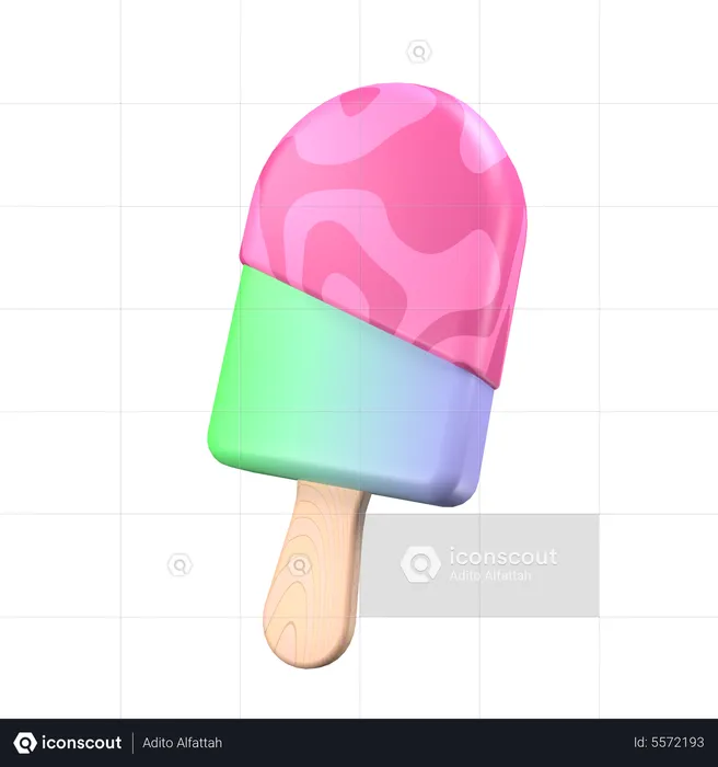 Paleta de hielo  3D Icon