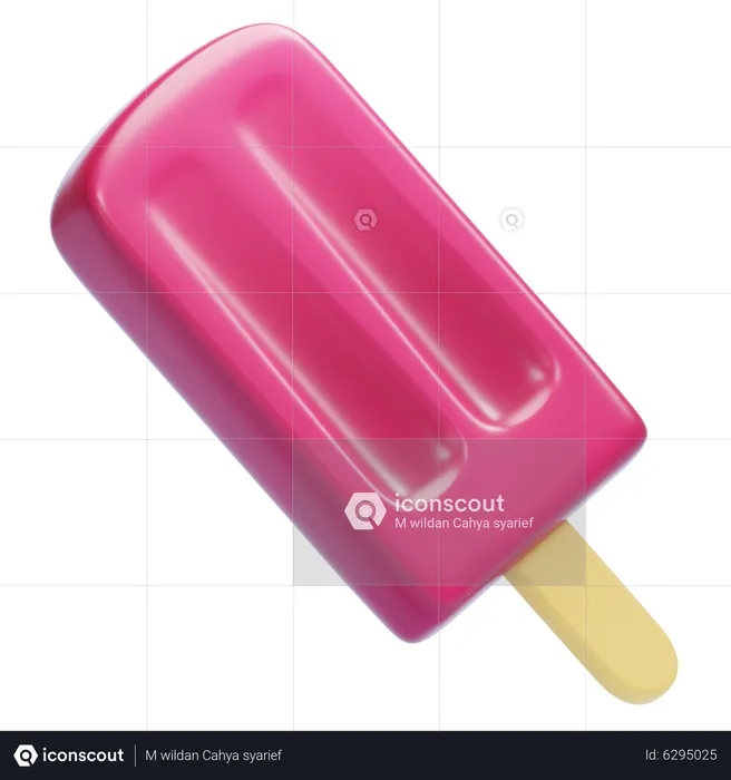 Paleta de hielo  3D Icon