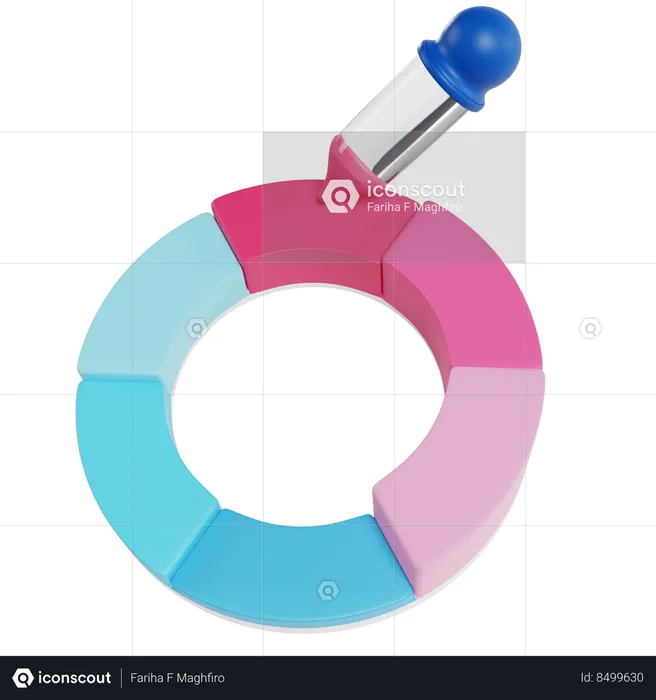 Paleta de color  3D Icon