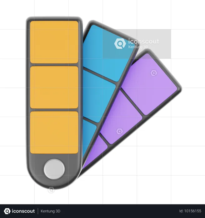 Paleta de color  3D Icon