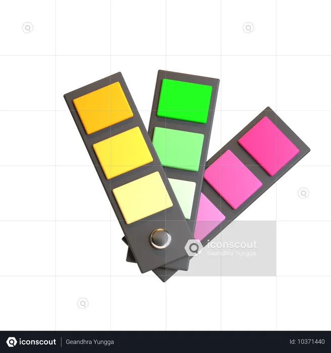 Paleta de color  3D Icon