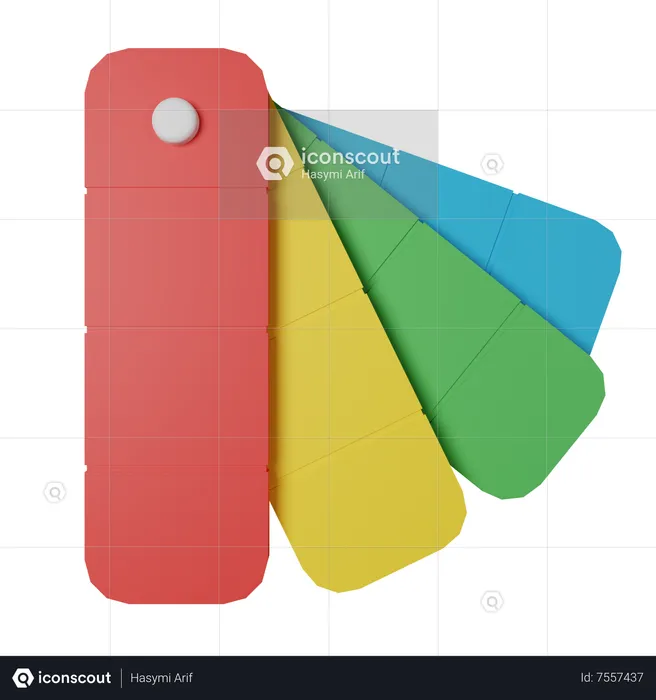 Paleta de color  3D Icon