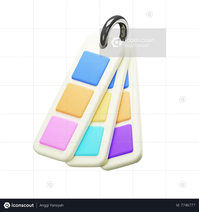 Paleta de color  3D Icon