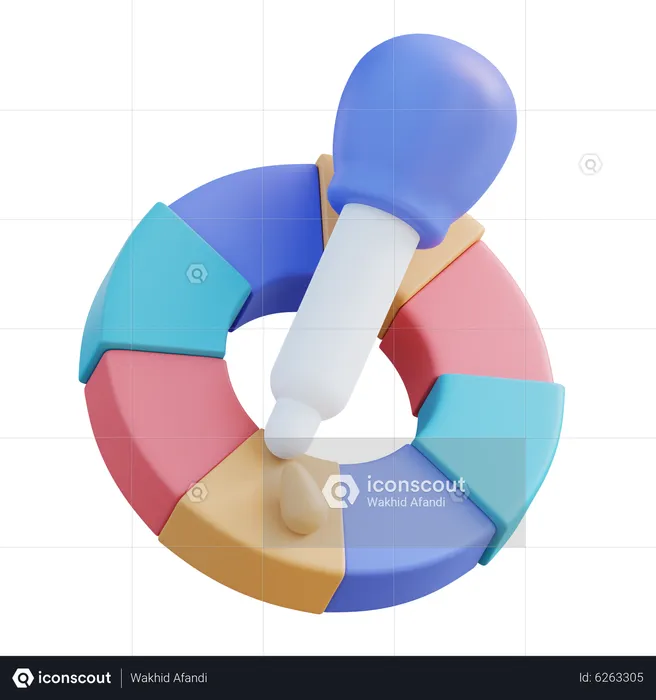 Paleta de cores  3D Icon