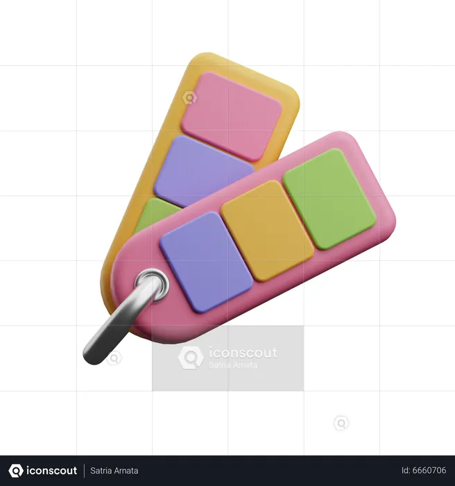 Paleta de cores  3D Icon