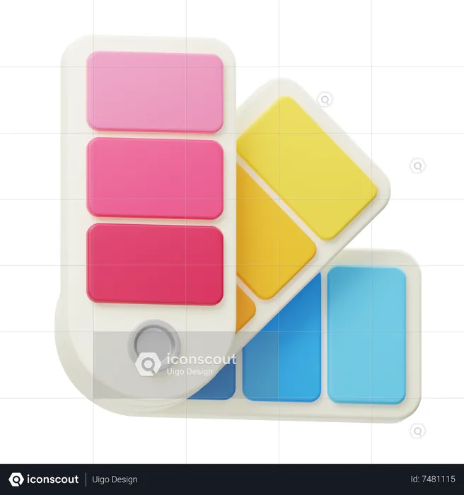 Paleta de cores  3D Icon