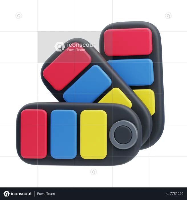 Paleta de cores  3D Icon