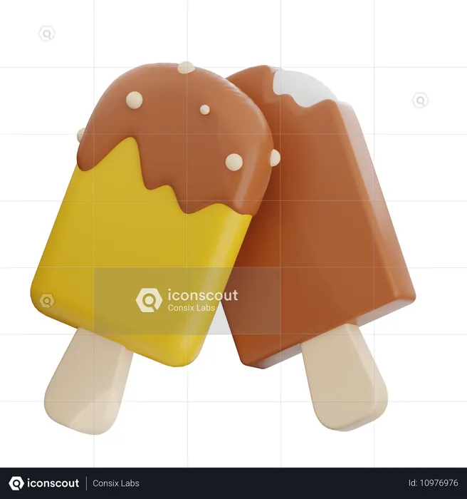 Polo de helado  3D Icon